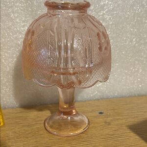 Vintage Fairy Lamp, pink/peach color.